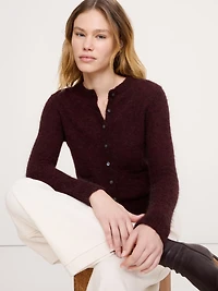 Italian Alpaca-Blend Cardigan