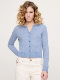 Italian Alpaca-Blend Cardigan