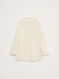 Georgette Tie-Cuff Shirt