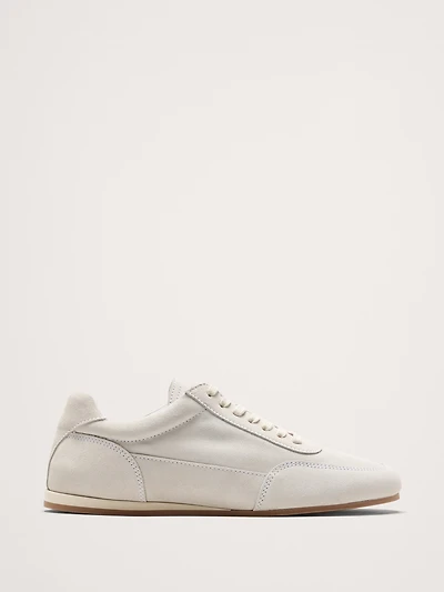 Italian Suede Low-Pro Sneaker