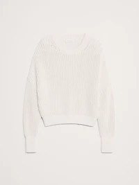 Cotton Crew-Neck Sweater