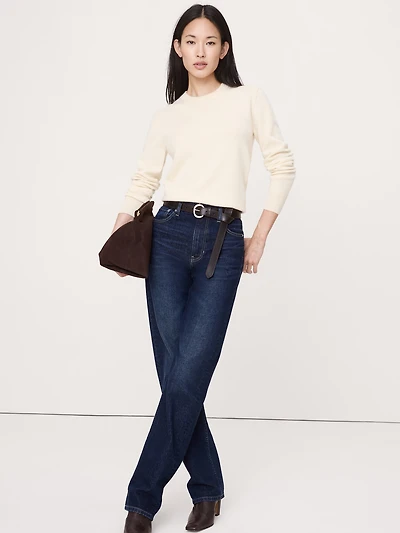 Classic Cashmere Crew-Neck Sweater