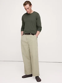 Luxury-Touch Long-Sleeve T-Shirt