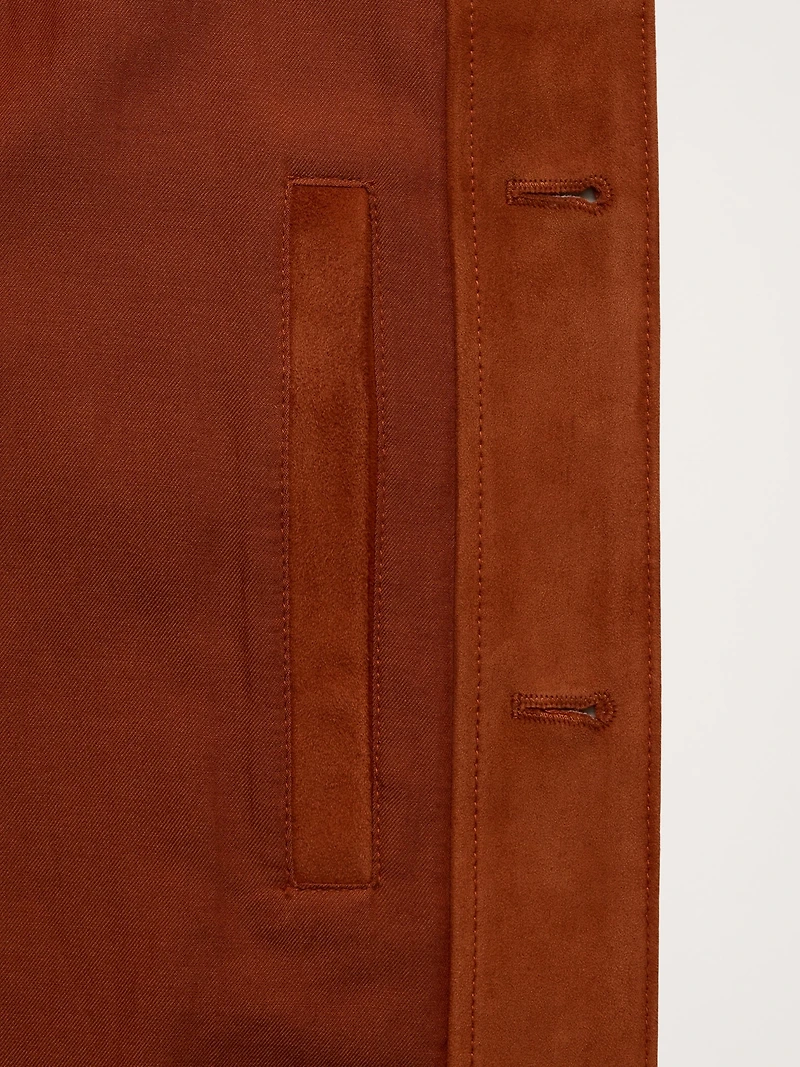 Suede Trucker Jacket