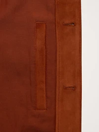 Suede Trucker Jacket