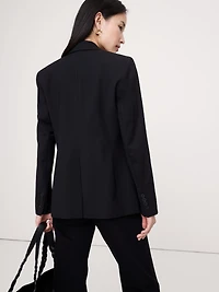 Slim Italian Lightweight Wool Blazer