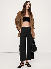 Mid-Rise Relaxed Painter Pull-On Pant