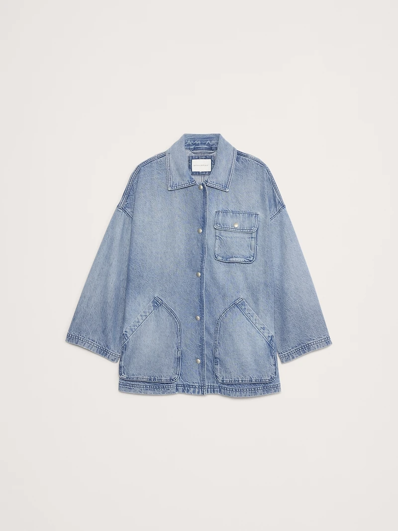 Washed Cotton Chore Jacket