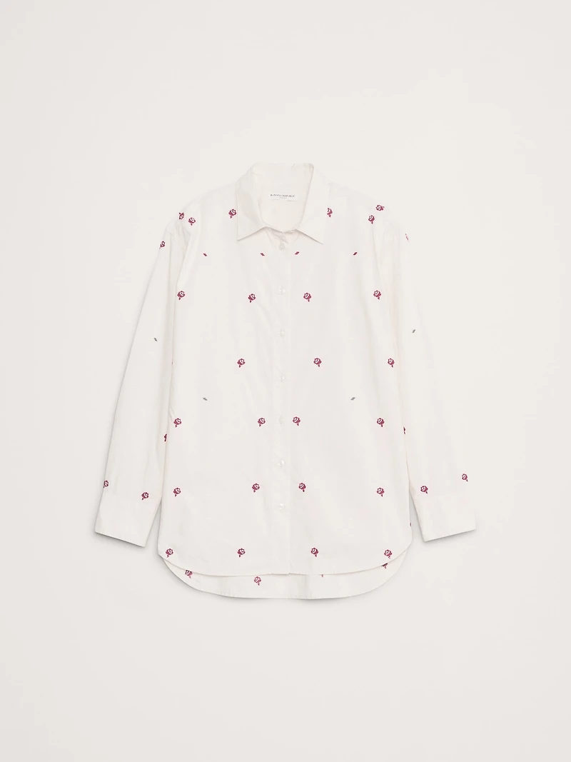 The Oversized Embroidered Shirt