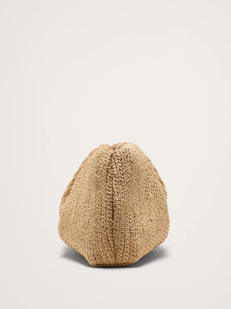 Raffia Clutch