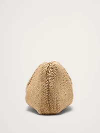 Raffia Clutch