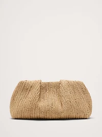 Raffia Clutch