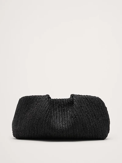 Raffia Clutch