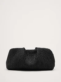 Raffia Clutch