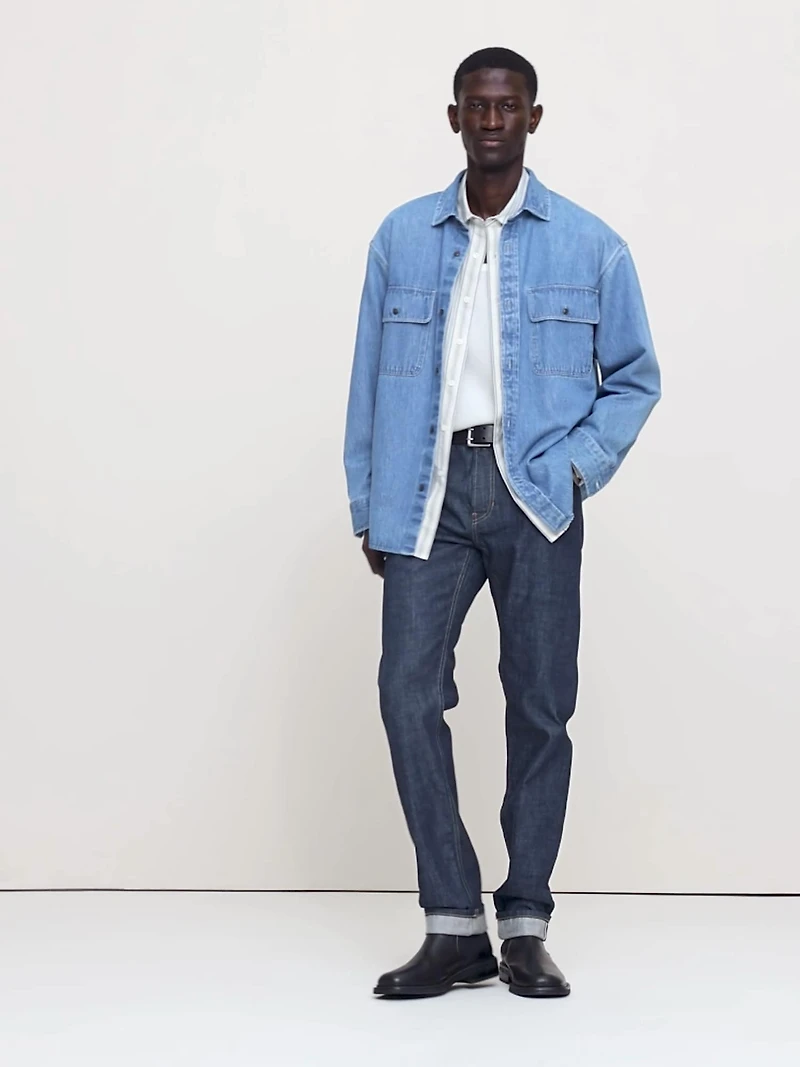 Relaxed-Fit Denim Overshirt