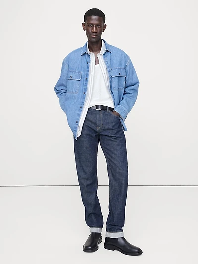 Relaxed-Fit Denim Overshirt