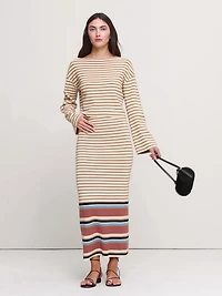 Sculpted Knit Maxi Skirt