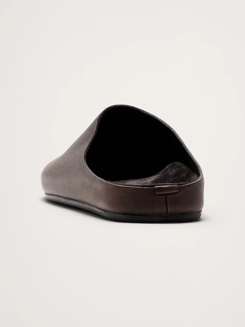 Leather Clog