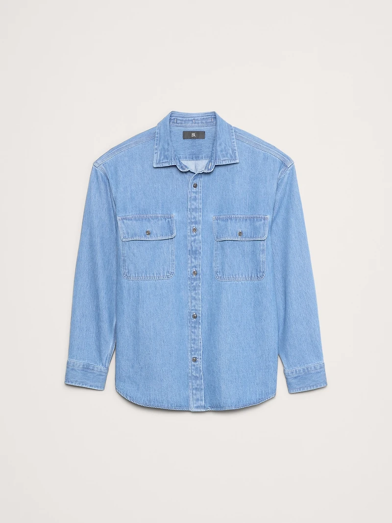 Relaxed-Fit Denim Overshirt