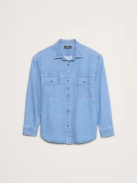 Relaxed-Fit Denim Overshirt