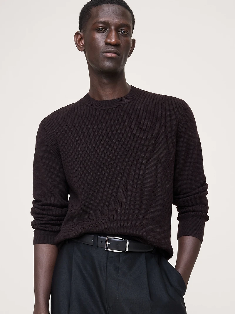 Reversible Leather Dress Belt