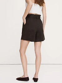 5" Linen Paperbag Short