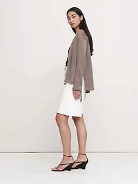 Heirloom Linen Wrap Cardigan