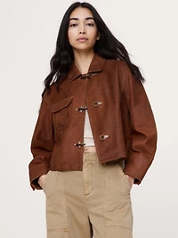 Textured Suede Jacket