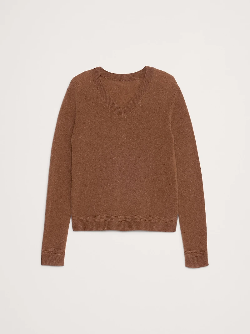 Lightweight Cashmere V-Neck Sweater