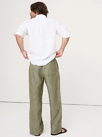 Relaxed Linen Pull-on Beach Pant