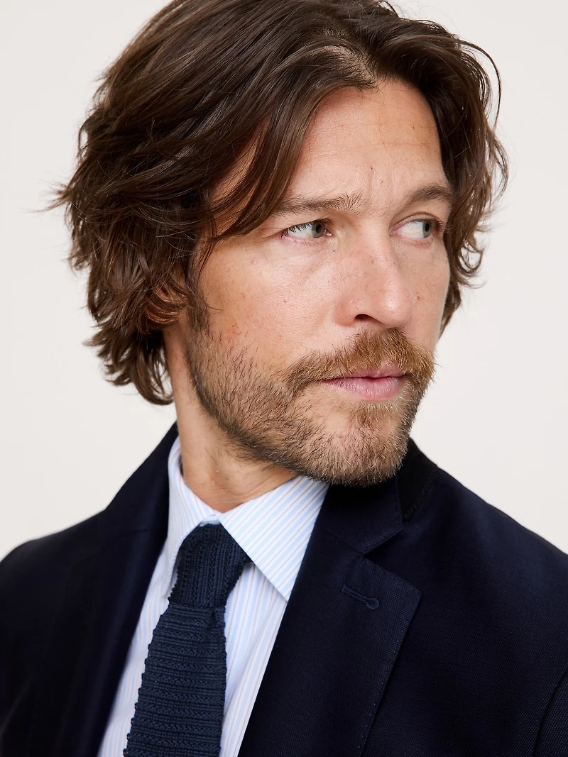 Signature Italian Hopsack Suit Jacket