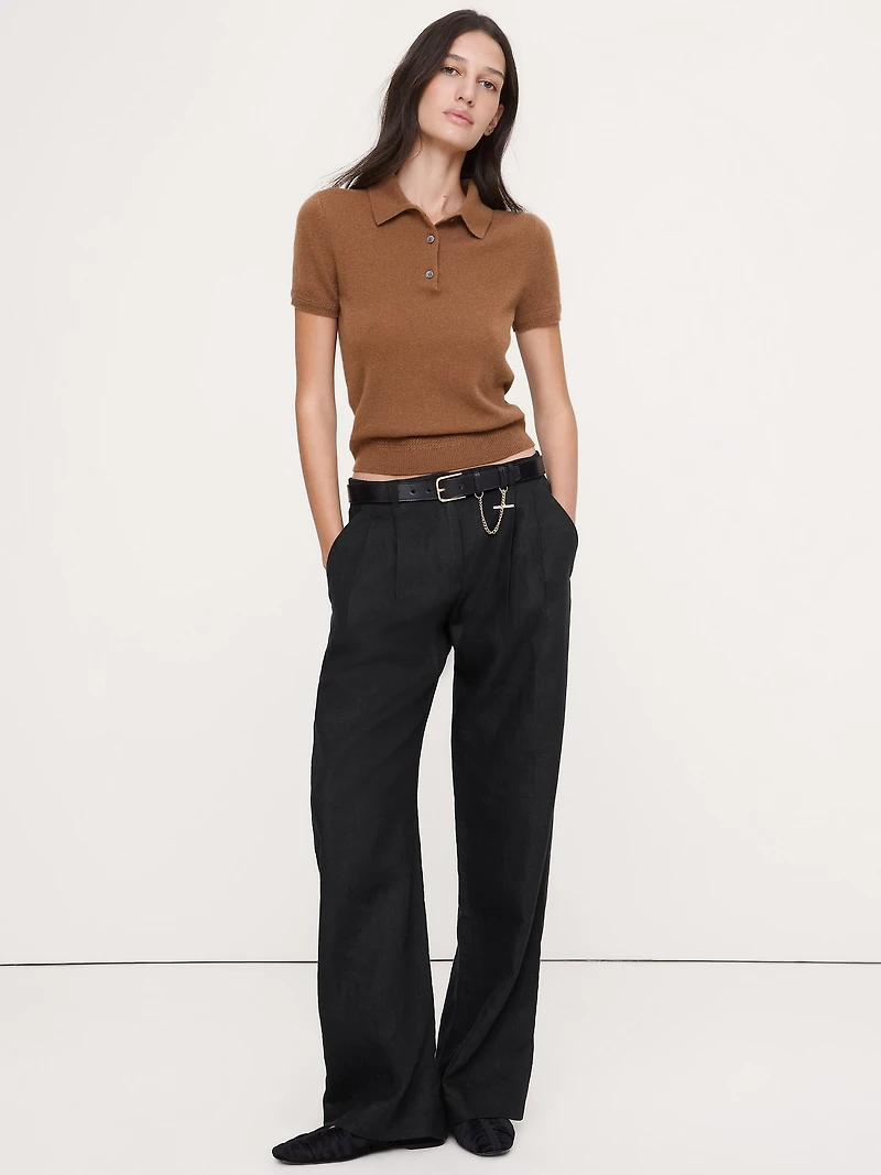 The Soho Wide-Leg Pant Linen
