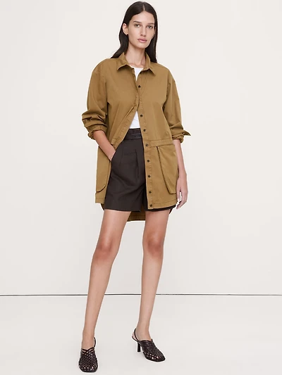 Cotton Twill Utility Tunic