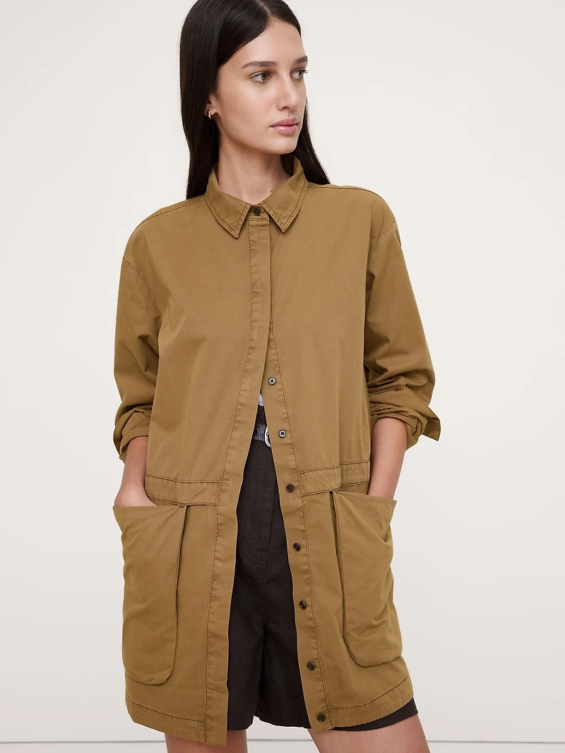 Cotton Twill Utility Tunic