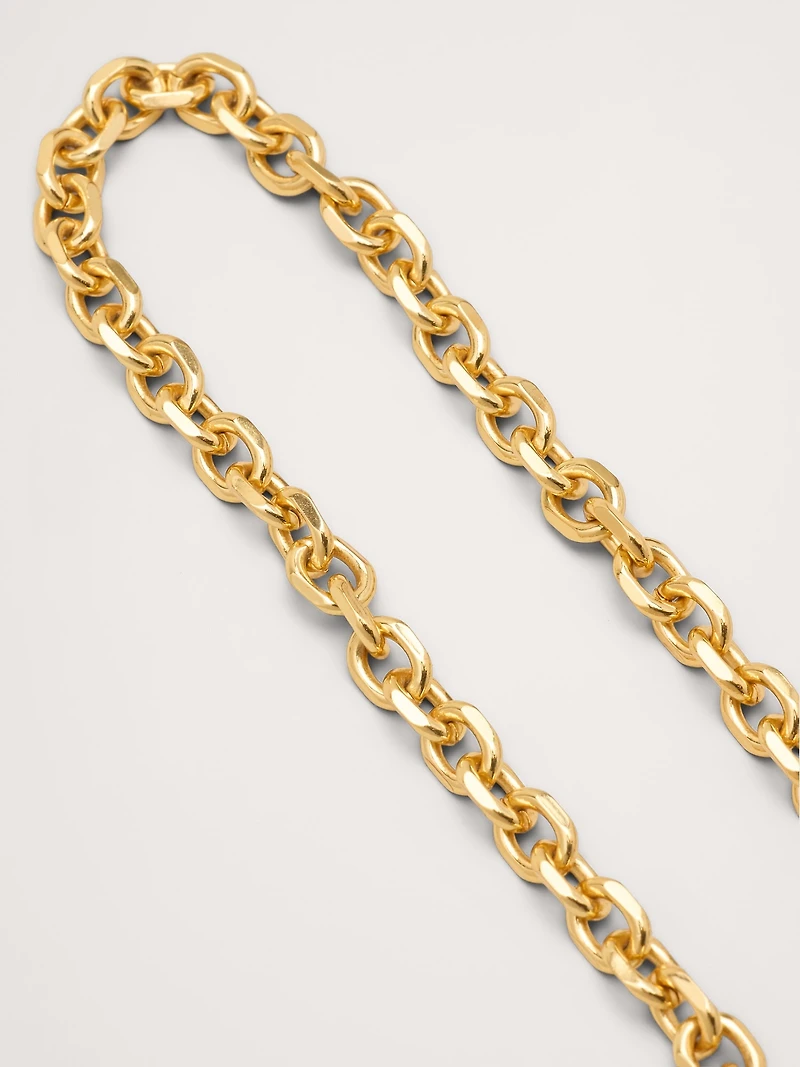 Mini Oval Link Chain Necklace