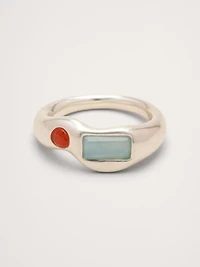 Abstract Gem Ring
