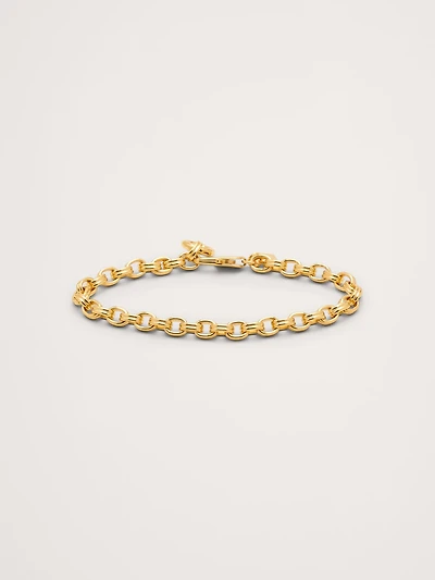 Mini Double Oval Link Chain Bracelet
