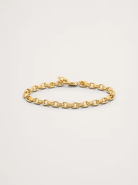 Mini Double Oval Link Chain Bracelet