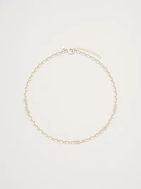 Mini Oval Link Chain Necklace