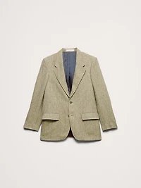 Relaxed Italian Linen Suit Jacket