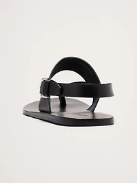 Leather Criss-Cross Sandal