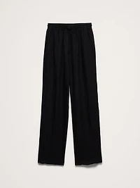 The Getaway Straight-Leg Pull-On Pant Linen