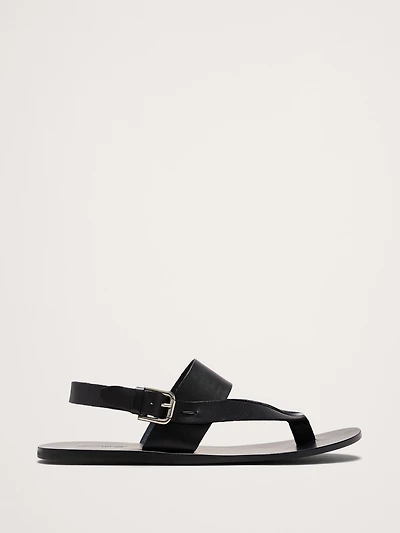 Leather Criss-Cross Sandal