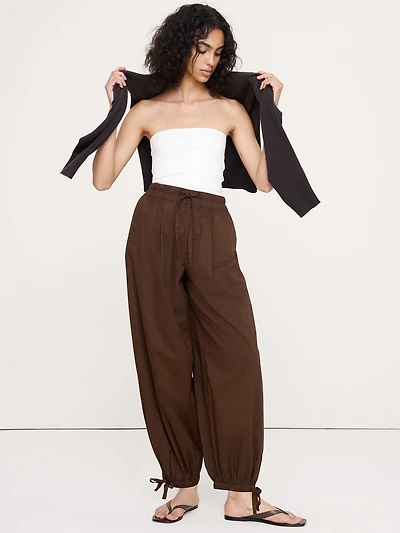 Lightweight Cotton Balloon Pant