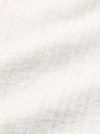 Standard-Fit Textured Linen-Cotton Shirt
