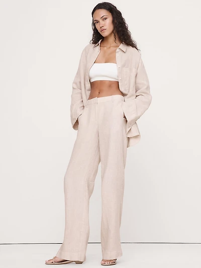 The Everyday Wide-Leg Pant Linen
