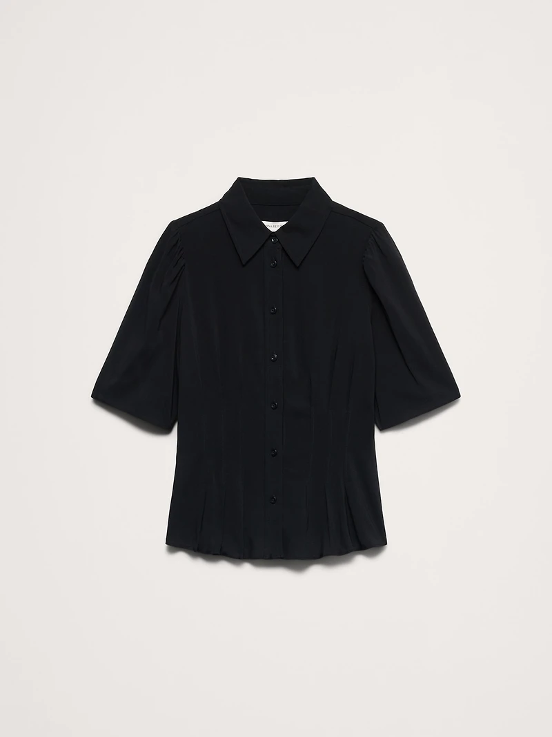 Georgette Tie-Back Blouse