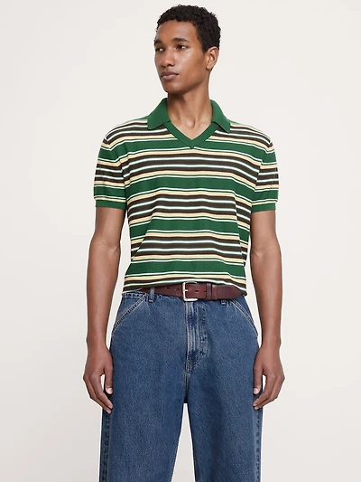 Cotton Sweater Polo