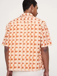 Relaxed-Fit Slub Cotton Resort Shirt