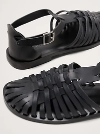 Braided Italian Leather Fisherman Sandal